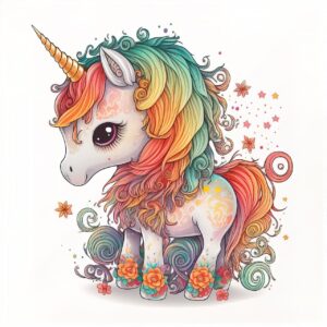 Image of a unicorn by Hansuan_Fabregas, downloaded from Pixabay